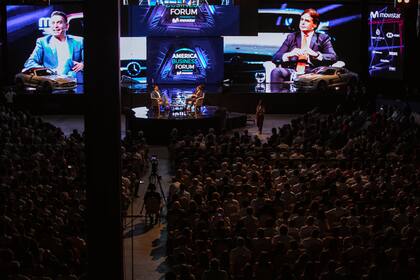 El American Business Forum se realiza en el Kaseya Center, con capacidad para 20.000 personas