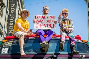 Postales del festejo del orgullo gay en San Francisco