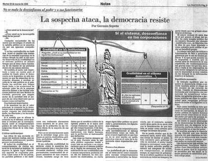 El análisis de Germán Sopeña en una nota publicada el 28 de marzo de 1993