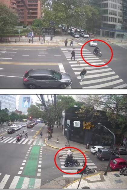 El análisis de las cámaras de seguridad fueron clave para identificar a lo sospechosos