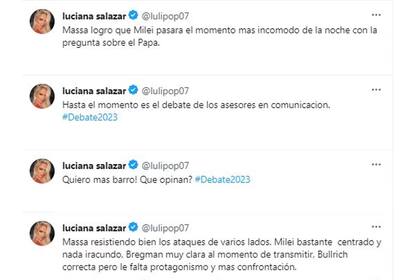 El análisis de Luli Salazar sobre el debate presidencial