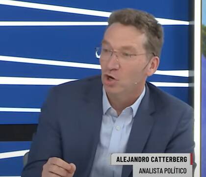 El analista político Alejandro Catterberg en su visita a LN+