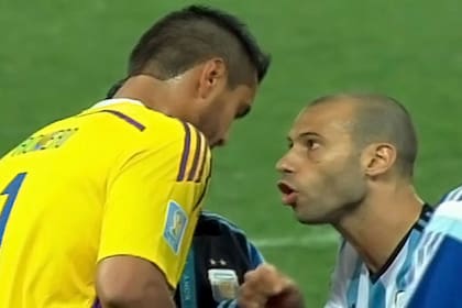 El "Hoy te convertís en héroe." de Javier Mascherano a Sergio Romero, antes de la definición por penales con Holanda en el Mundial 2014