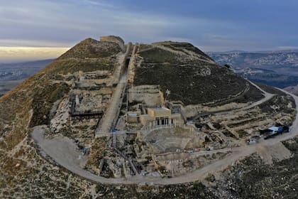 El anfiteatro que se descubrió al desenterrar otra parte del palacio de Herodes tiene capacidad para unas 300 personas