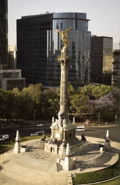 El Ángel del Paseo de la Reforma.