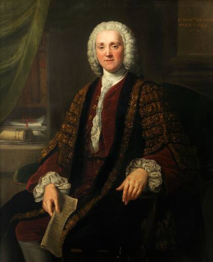 El anillo de oro perteneció al Primer Ministro británico, George Grenville, quien ofició en ese puesto entre 1763 y 1765