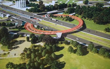 El "Anillo Pampa" va a complementar la obra de ampliación y refuncionalización del nuevo puente Labruna del estadio de River y el Parque de Innovación