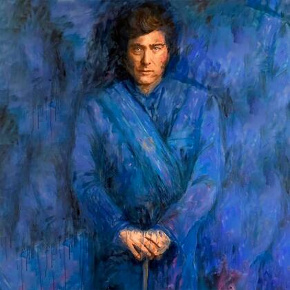 El año pasado, el asesor presidencial Santiago Caputo le obsequió al presidente un retrato al estilo del que el año pasado presentó el rey Carlos III