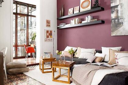 El año pasado, el marsala fue elegido el color del año por Pantone. Su palidez combina muy bien con la madera y las distintas tonalidades tierra