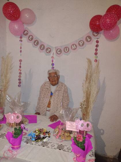 El año pasado festejó sus 100 años junto a gran parte de su familia
