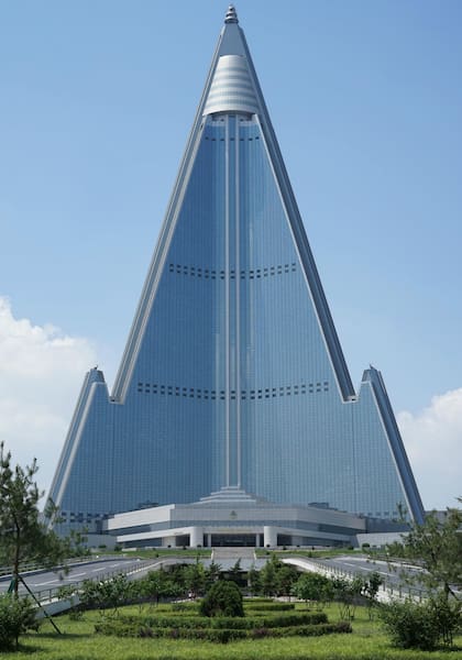 El año pasado se habilitó el acceso al predio que se encuentra alrededor del Hotel Ryugyong