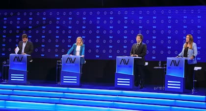 El anterior debate en A Dos Voces juntó a los candidato porteños a diputado y tuvo momentos de tensión (Foto NA: MARCELO CAPECE)