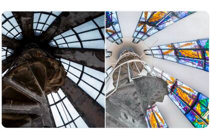 El antes y después de la cúpula