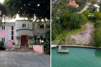 El antes y después de la mansión de Pablo Escobar en Miami Beach