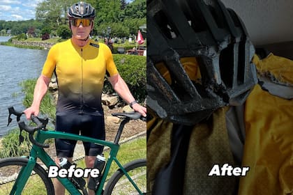 El antes y después del accidente de Gordon Ramsey