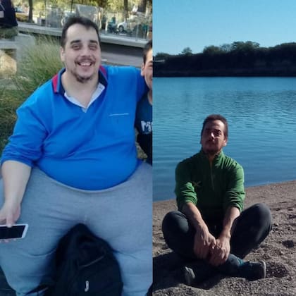 El antes y el después del ex participante de Cuestión de Peso (eltrece)