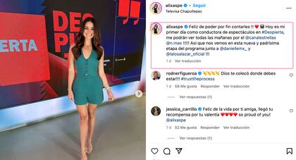 El anuncio de Alix Aspe sobre su ingreso a TelevisaUnivision