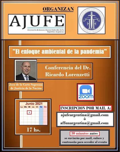 El anuncio de la chala del juez Lorenzetti sobre pandemia y medio ambiente