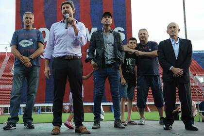 El anuncio de la vuelta a Boedo con Lammens y Tinelli