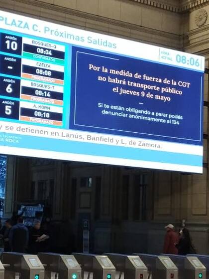 El anuncio del Gobierno sobre el 134