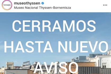 El anuncio del museo Thyssen en Instagram