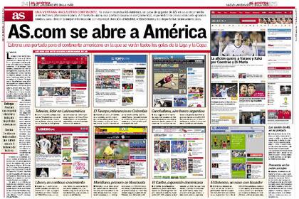 El anuncio se presentó en la página central del periódico deportivo