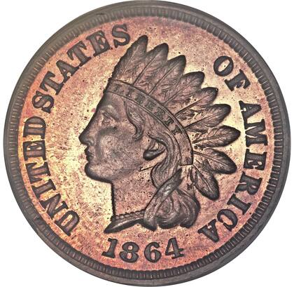 El anverso muestra un retrato de la imagen de un nativo americano con un tocado completo enmarcado por las palabras UNITED STATES OF AMERICA en la periferia