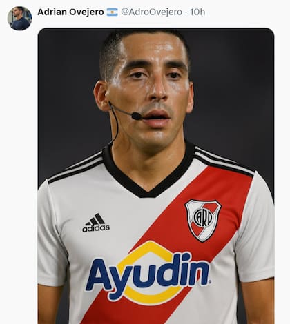 El árbitro quedó en la mira de todos los memes tras el triunfo de Platense ante River