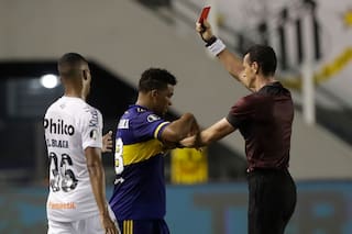 Boca: la dura sanción para Fabra por haber pisado a un rival en la Libertadores