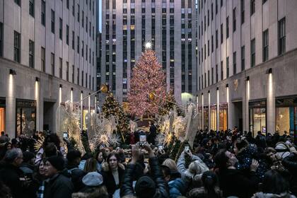 El árbol del Rockefeller Center, un clásico neoyorquino