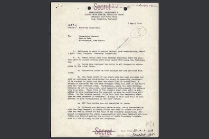 El archivo contiene 116 páginas de documentación relativas a una serie de avistamientos e investigaciones entre 1948 y 1950