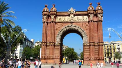 El arco de triunfo de Barcelona