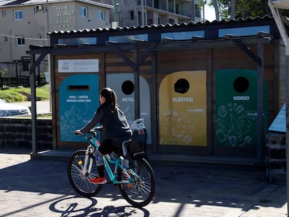 El área de reciclado