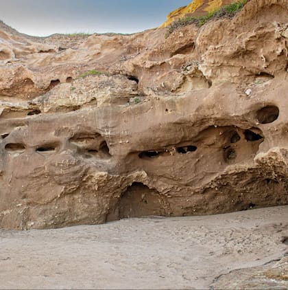 El área de Centinela del mar es un sitio de interés arqueológico y paleontológico