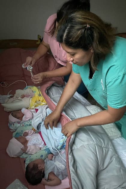 El área de neonatología del hospital Penna fue afectada por la tormenta