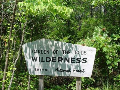 El área silvestre de Garden of the Gods, ubicado en Herod, Illinois, es famoso por sus formaciones rocosas