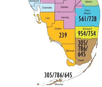 Por qué cambia el código de área de Miami-Dade y a quién afecta