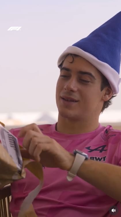 El argentino adivinó rápidamente el regalo de su "amigo invisible" (Foto: @f1)