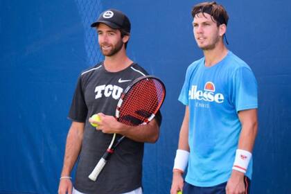 El argentino Facundo Lugones completó sus estudios en la Universidad Cristiana de Texas y al tiempo comenzó a trabajar como coach del británico Cameron Norrie, 29° del mundo.