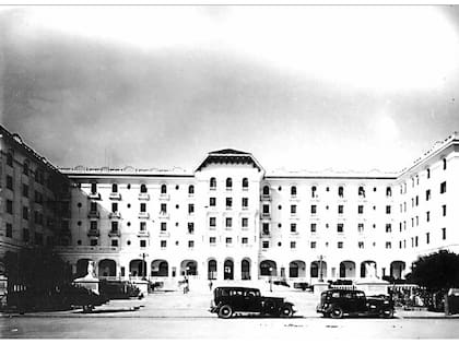 El Argentino Hotel en su época dorada, hecho a imagen y semejanza de los principales balnearios europeos.