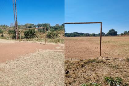 El argentino impulsó una colecta para mejorar el estado del campo de juego de su club en Zambia