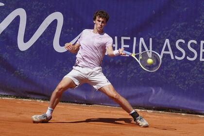 El argentino Juan Manuel Cerúndolo cayó en la final del Challenger de Meerbusch, Alemania.