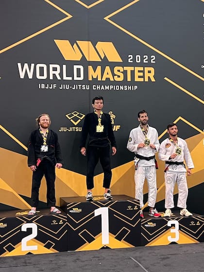 El argentino Santiago Furlong se llevó el bronce en el campeonato mundial del jiu jitsu en Las Vegas