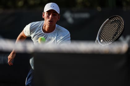 El argentino Valerio Aboian (526°, 23 años) ingresó en el cuadro principal de Rosario como lucky loser y ya es cuartofinalista