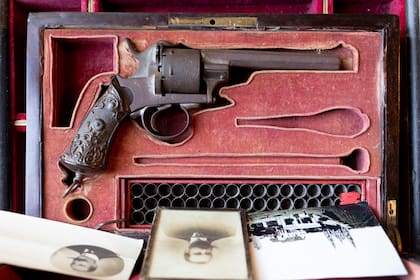 El arma con la que asesinaron a Felicitas Guerrero.