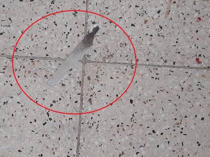 El arma con la que el narco y expolicia intentó asesinar a su pareja en la cárcel federal de Güemes