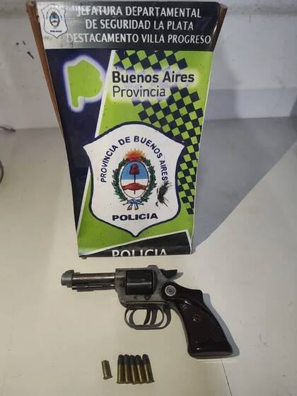 El arma secuestrada en la casa del hombre de 88 años