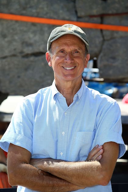 El arqueólogo Franck Goddio