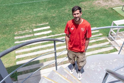 El arquero Rodrigo Rey, uno de los pilares de Independiente