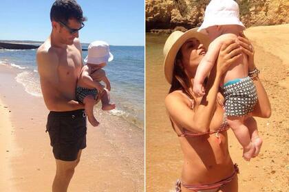 El arquero y la periodista junto al fruto de su amor viajaron a la playa para descansar y sacarse el mal trago